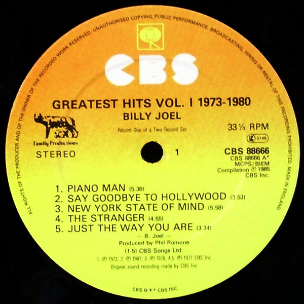 Greatest Hits Volume I & Volume II