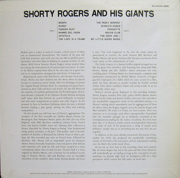 Shorty Rogers And His Giants