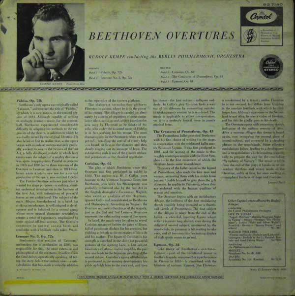 Beethoven Overtures