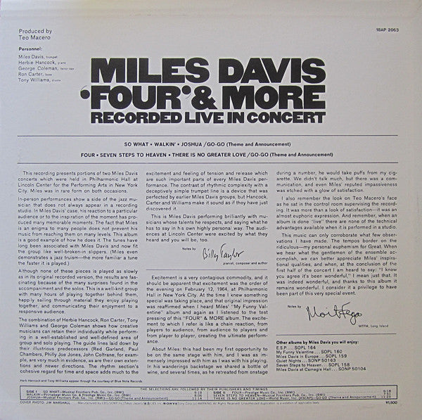 'Four' & More (Recorded Live In Concert)