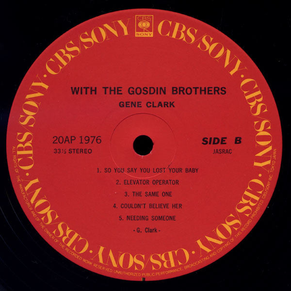 Gene Clark With The Gosdin Brothers