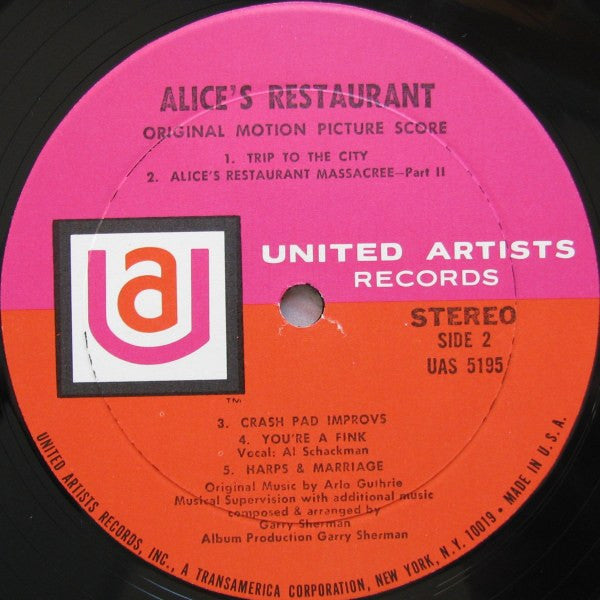 Alice's Restaurant (Original Motion Picture Score)