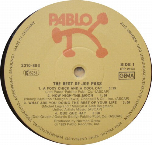 The Best Of Joe Pass
