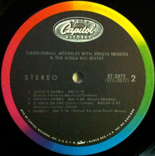 Cannonball Adderley And The Bossa Rio Sextet With Sergio Mendes