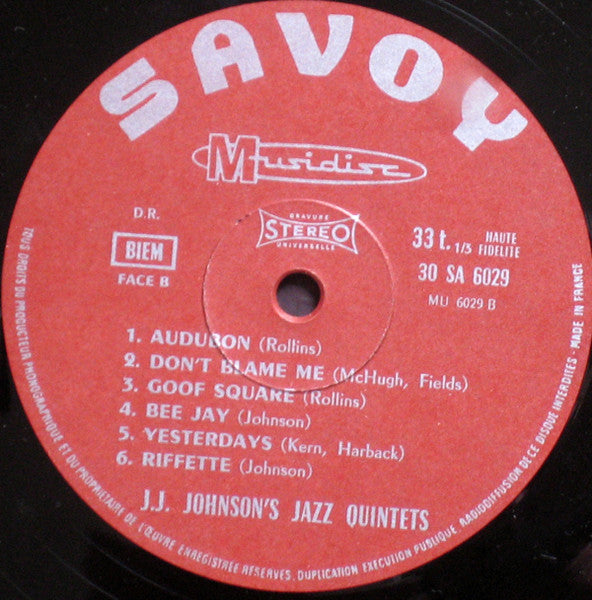 J.J. Johnson's Jazz Quintets