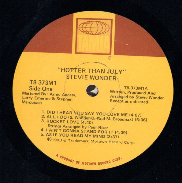 Hotter Than July