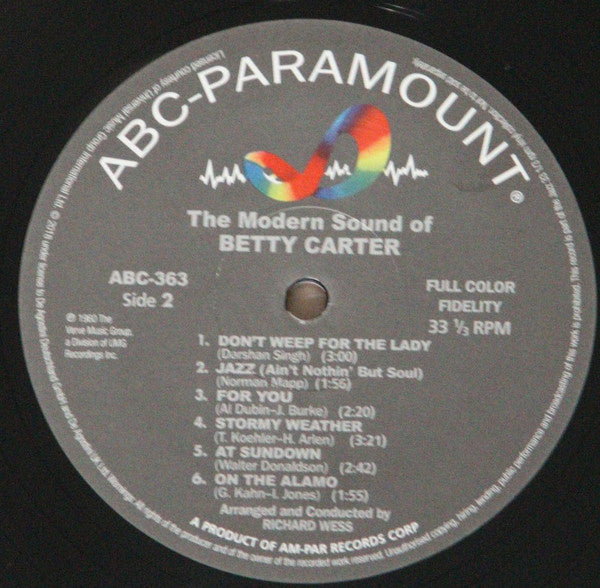 The Modern Sound Of Betty Carter