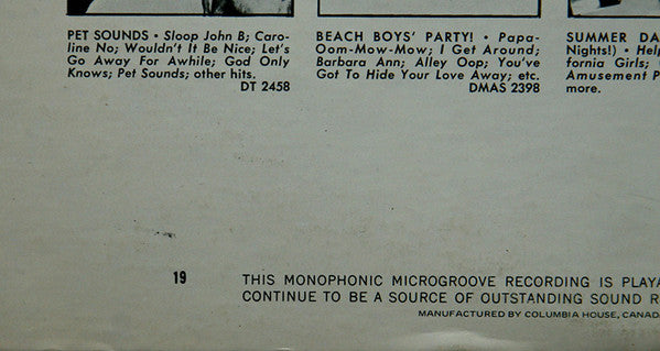 Best Of The Beach Boys - Vol. 1