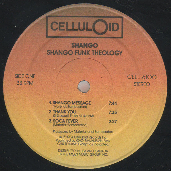 Shango Funk Theology