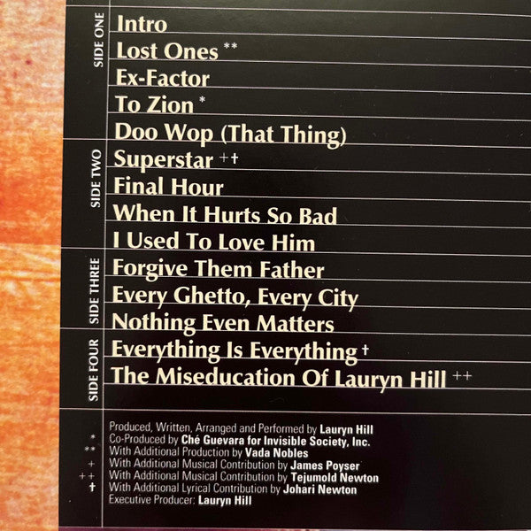 The Miseducation Of Lauryn Hill