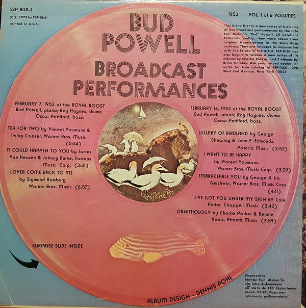 Broadcast Performances 1953, Vol. 1 Of 6 Volumes
