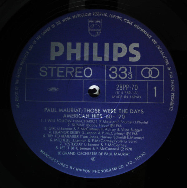 Those Were The Days American Hits '60-'70