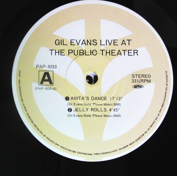 Live At The Public Theater (New York 1980)