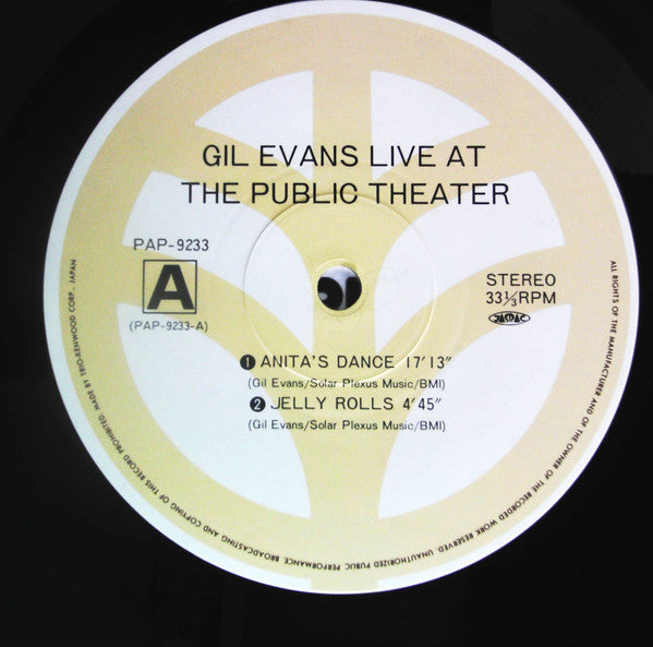Live At The Public Theater (New York 1980)