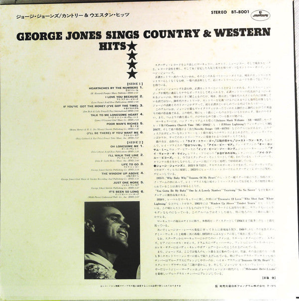 Master Release: Sings Country & Western Hits by George Jones (2)