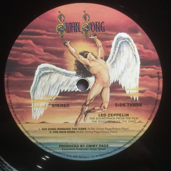 The Soundtrack From The Film Led Zeppelin The Song Remains The Same