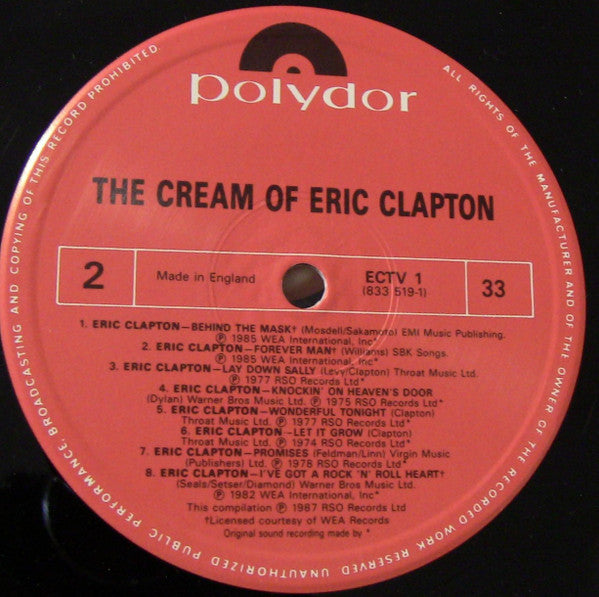 The Cream Of Eric Clapton