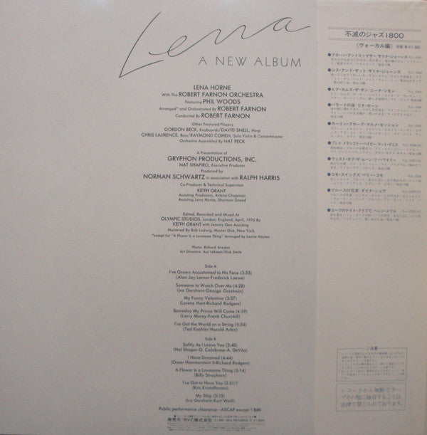 Lena, A New Album