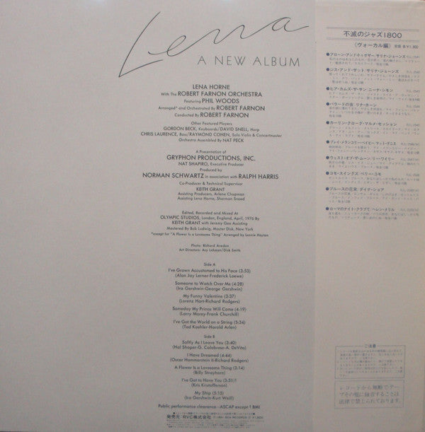 Lena, A New Album