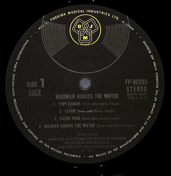 Madman Across The Water