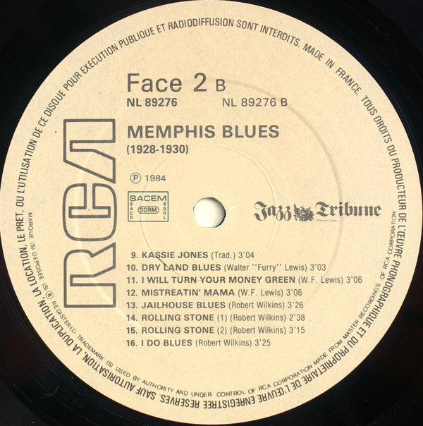 Memphis Blues (1928-1930)
