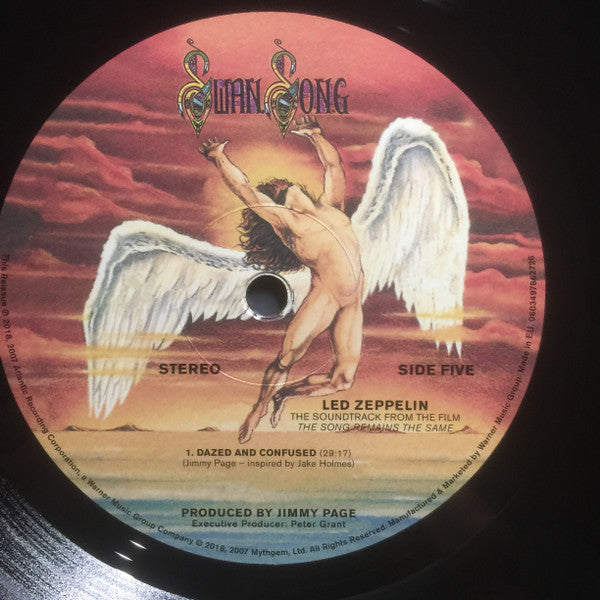 The Soundtrack From The Film Led Zeppelin The Song Remains The Same