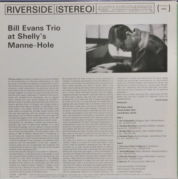 At Shelly's Manne-Hole, Hollywood, California