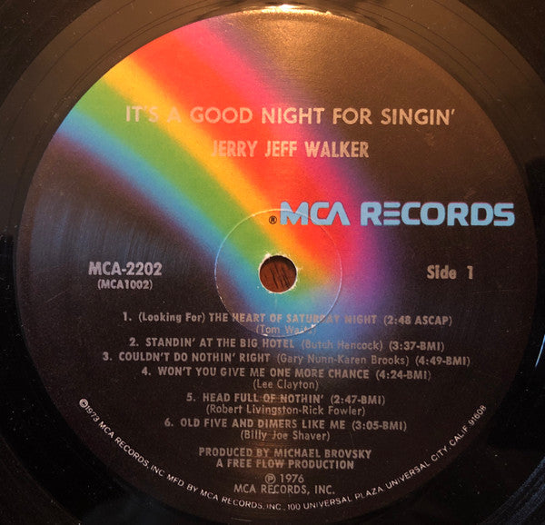 It's A Good Night For Singin'