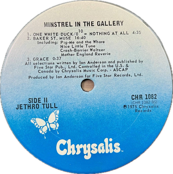 Minstrel In The Gallery