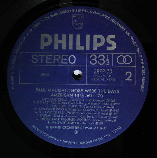 Those Were The Days American Hits '60-'70