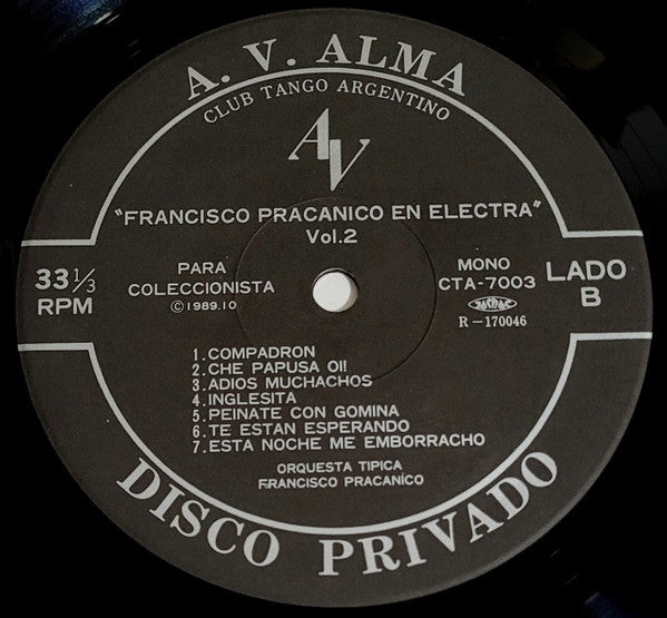 Francisco Pracanico En Electra