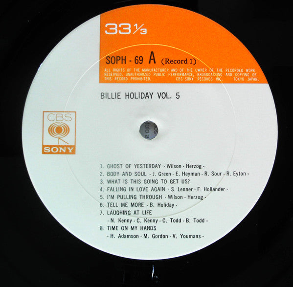 Billie Holiday Vol. 5