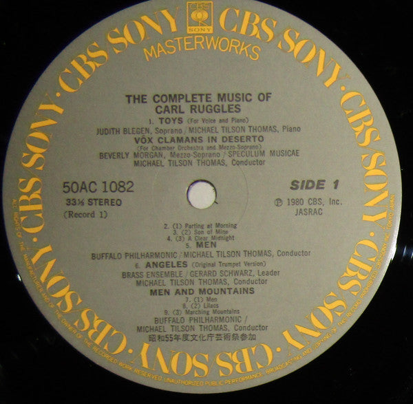 The Complete Music Of Carl Ruggles