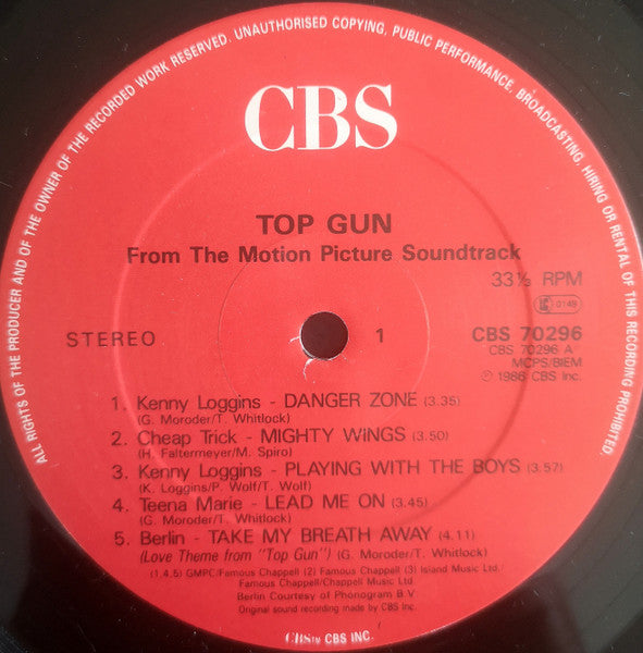 Top Gun (Original Motion Picture Soundtrack)