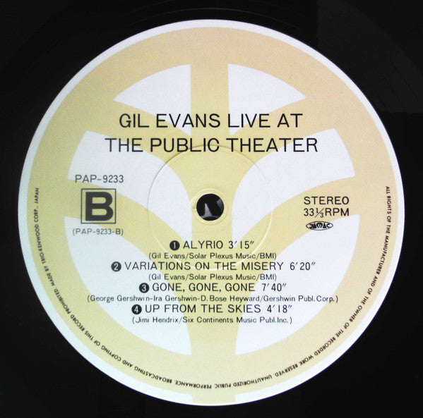 Live At The Public Theater (New York 1980)