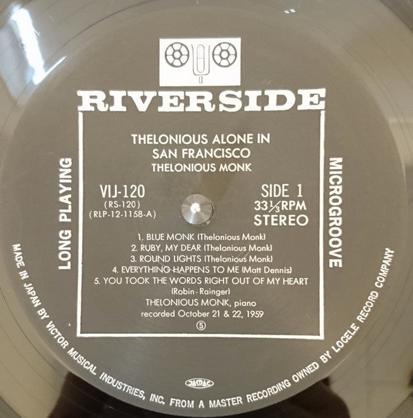 Thelonious Alone In San Francisco