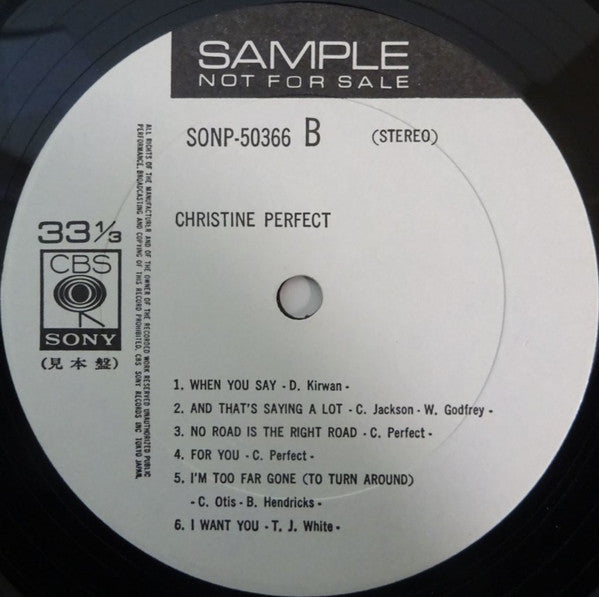 Christine Perfect