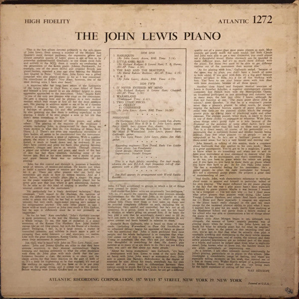 The John Lewis Piano