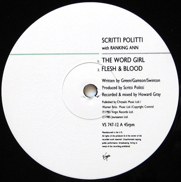 The Word Girl (Flesh & Blood)