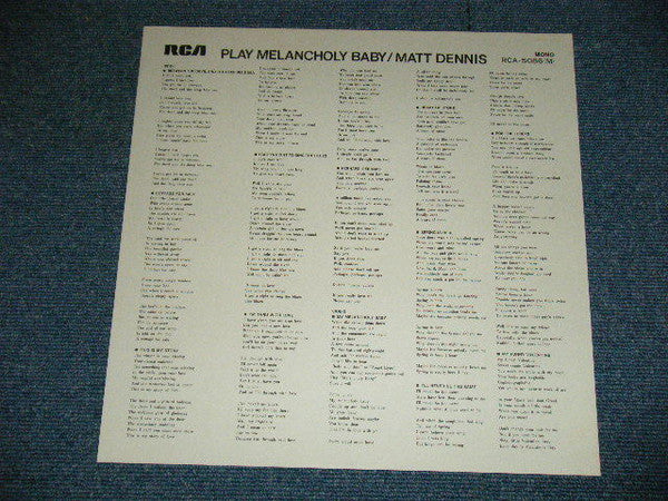 Play Melancholy Baby