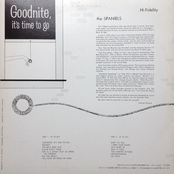 Goodnite, It's Time To Go = グッドナイト・イッツ・タイム・トゥ・ゴー