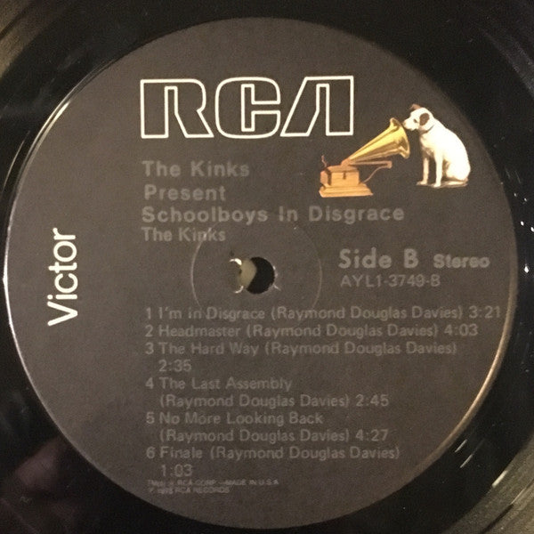 The Kinks Present Schoolboys In Disgrace