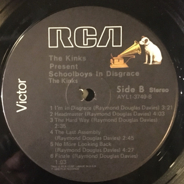 The Kinks Present Schoolboys In Disgrace