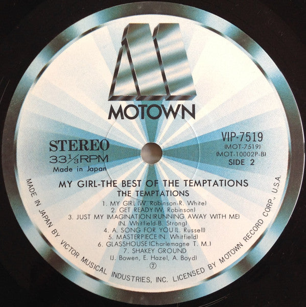 The Best Of The Temptations = テンプテーションズのすべて