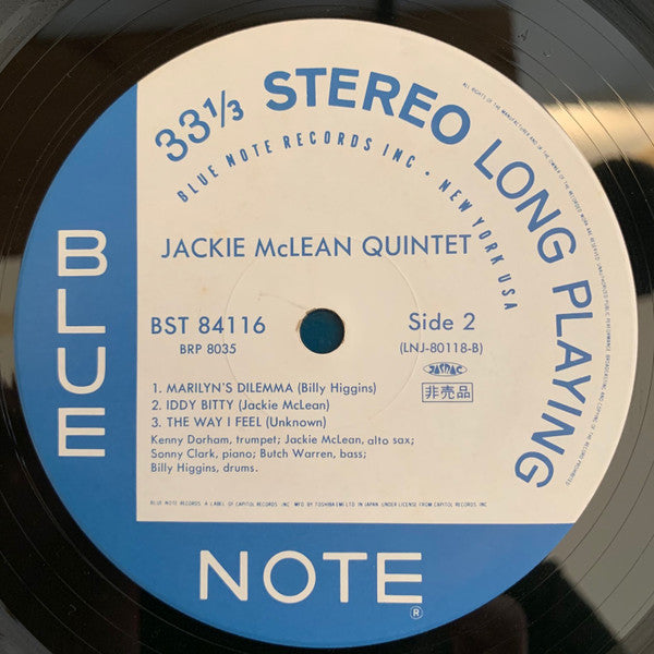 The Jackie McLean Quintet