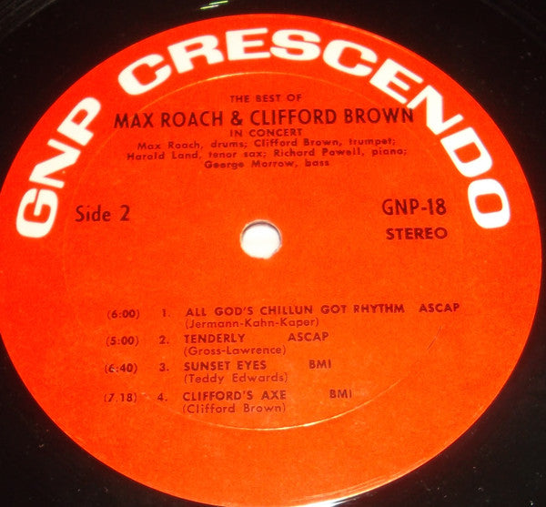The Best Of Max Roach And Clifford Brown In Concert
