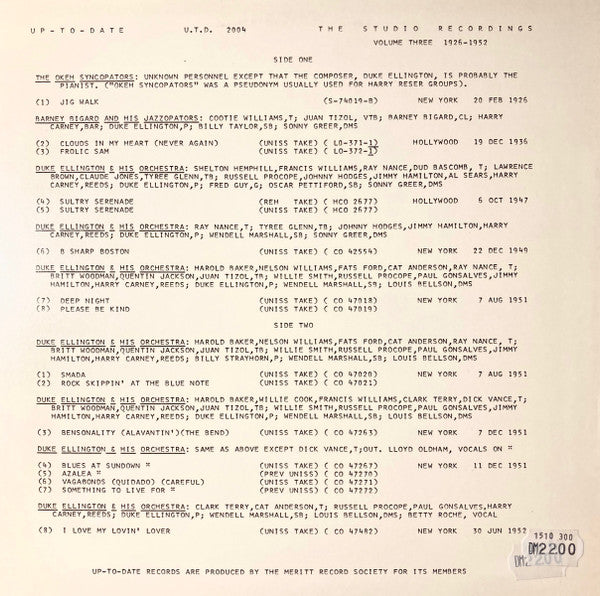 Release: Unknown Release-Vinyl-US-1981-U.T.D 2004, 2004-14715066