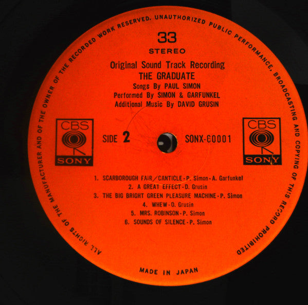 The Graduate (Original Sound Track Recording)