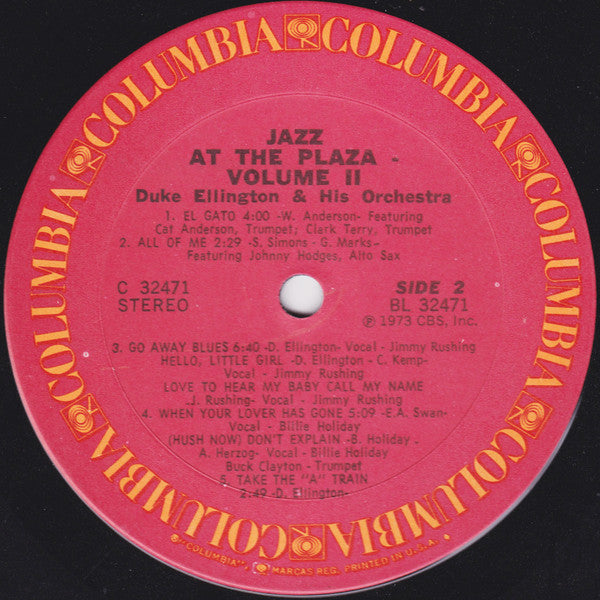 Jazz At The Plaza Vol. II