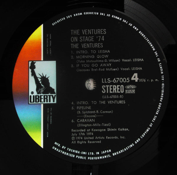 The Ventures On Stage '74